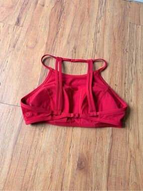 lululemon athletica Red High-Neck Swim Top